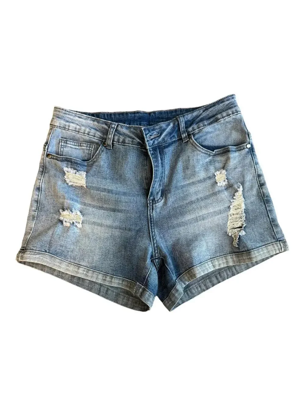 Brand Unknown | Women's Blue Jean Shorts | Size L | 0869